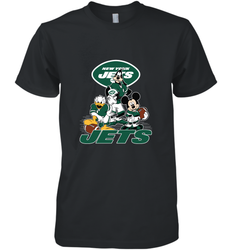 Mickey Mouse New York Jets NFL Football Gifts Men's Premium T-Shirt