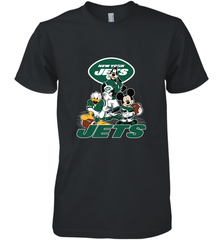 Mickey Mouse New York Jets NFL Football Gifts Men's Premium T-Shirt Men's Premium T-Shirt - Havanatees