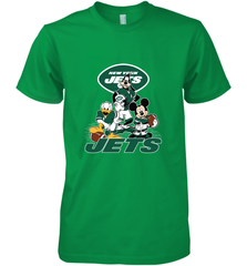 Mickey Mouse New York Jets NFL Football Gifts Men's Premium T-Shirt Men's Premium T-Shirt - Havanatees