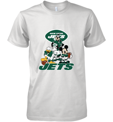 Mickey Mouse New York Jets NFL Football Gifts Men's Premium T-Shirt