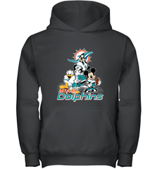 Mickey Mouse Miami Dolphins NFL Football Gifts Youth Hooded Sweatshirt Youth Hooded Sweatshirt - Havanatees