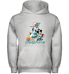 Mickey Mouse Miami Dolphins NFL Football Gifts Youth Hooded Sweatshirt Youth Hooded Sweatshirt - Havanatees