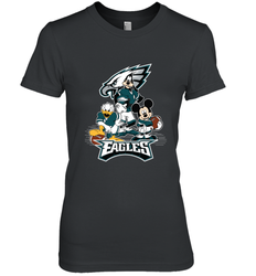 Mickey Mouse Philadelphia Eagle NFL Football Gifts Women's Premium T-Shirt