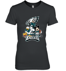 Mickey Mouse Philadelphia Eagle NFL Football Gifts Women's Premium T-Shirt Women's Premium T-Shirt - Havanatees