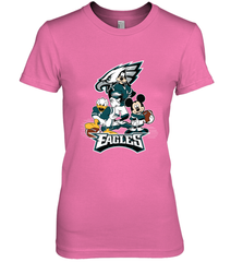 Mickey Mouse Philadelphia Eagle NFL Football Gifts Women's Premium T-Shirt Women's Premium T-Shirt - Havanatees