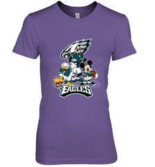 Mickey Mouse Philadelphia Eagle NFL Football Gifts Women's Premium T-Shirt Women's Premium T-Shirt - Havanatees