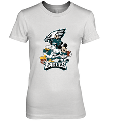 Mickey Mouse Philadelphia Eagle NFL Football Gifts Women's Premium T-Shirt Women's Premium T-Shirt - Havanatees