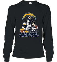 Mickey Mouse Los Angeles Chargers NFL Football Gifts Long Sleeve T-Shirt