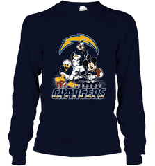 Mickey Mouse Los Angeles Chargers NFL Football Gifts Long Sleeve T-Shirt Long Sleeve T-Shirt - Havanatees