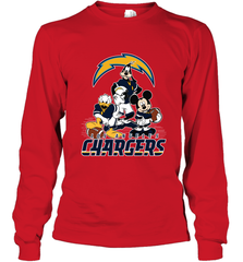 Mickey Mouse Los Angeles Chargers NFL Football Gifts Long Sleeve T-Shirt Long Sleeve T-Shirt - Havanatees