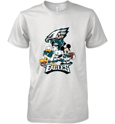 Mickey Mouse Philadelphia Eagle NFL Football Gifts Men's Premium T-Shirt