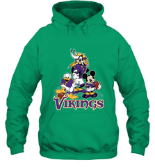 Mickey Mouse Minnesota Vikings NFL Football Gifts Hooded Sweatshirt Hooded Sweatshirt - Havanatees