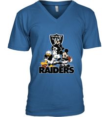 Mickey Mouse Oakland Raiders NFL Football Gifts Men's V-Neck T-Shirt Men's V-Neck T-Shirt - Havanatees