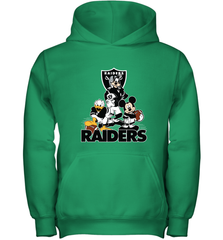Mickey Mouse Oakland Raiders NFL Football Gifts Youth Hooded Sweatshirt Youth Hooded Sweatshirt - Havanatees