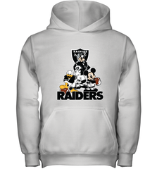 Mickey Mouse Oakland Raiders NFL Football Gifts Youth Hooded Sweatshirt Youth Hooded Sweatshirt - Havanatees