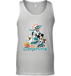 Mickey Mouse Miami Dolphins NFL Football Gifts Men's Tank Top