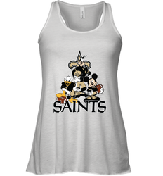 Mickey Mouse New Orleans Saints NFL Football Gifts Women's Tank Top
