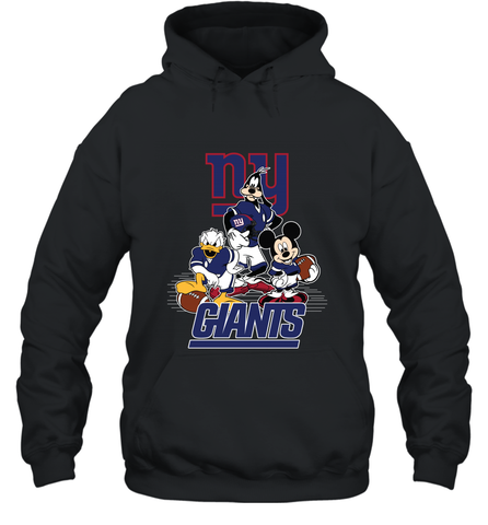 Mickey Mouse New York Giants NFL Football Gifts Hooded Sweatshirt Hooded Sweatshirt / Black / S Hooded Sweatshirt - Havanatees