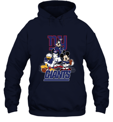 Mickey Mouse New York Giants NFL Football Gifts Hooded Sweatshirt