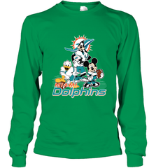 Mickey Mouse Miami Dolphins NFL Football Gifts Long Sleeve T-Shirt Long Sleeve T-Shirt - Havanatees
