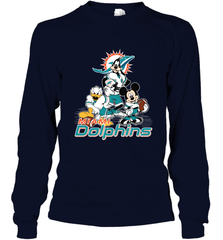 Mickey Mouse Miami Dolphins NFL Football Gifts Long Sleeve T-Shirt Long Sleeve T-Shirt - Havanatees