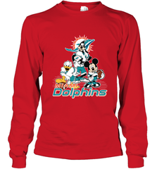 Mickey Mouse Miami Dolphins NFL Football Gifts Long Sleeve T-Shirt Long Sleeve T-Shirt - Havanatees