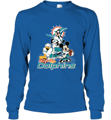 Mickey Mouse Miami Dolphins NFL Football Gifts Long Sleeve T-Shirt Long Sleeve T-Shirt - Havanatees