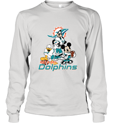 Mickey Mouse Miami Dolphins NFL Football Gifts Long Sleeve T-Shirt Long Sleeve T-Shirt - Havanatees