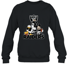 Mickey Mouse Oakland Raiders NFL Football Gifts Crewneck Sweatshirt