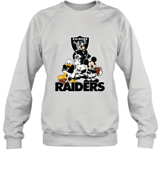Mickey Mouse Oakland Raiders NFL Football Gifts Crewneck Sweatshirt